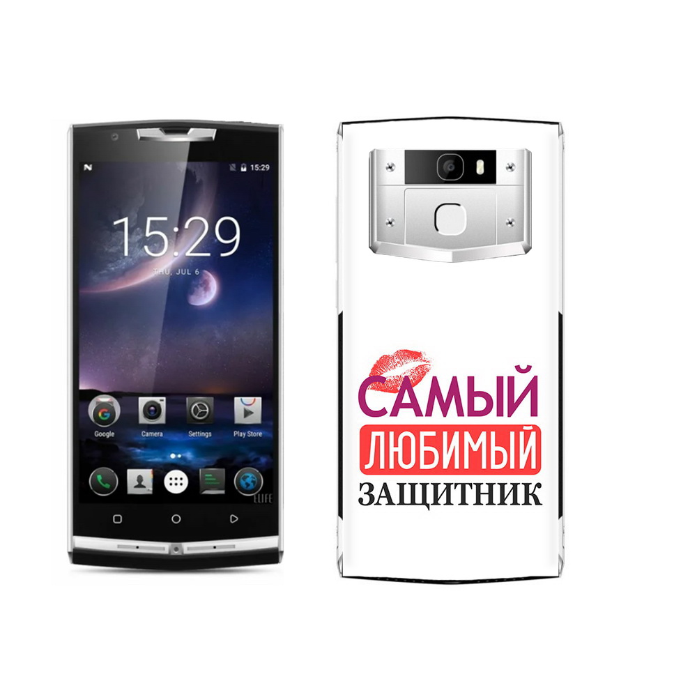 

Чехол MyPads Tocco для Oukitel K10000 Pro любимый защитник, Прозрачный, Tocco