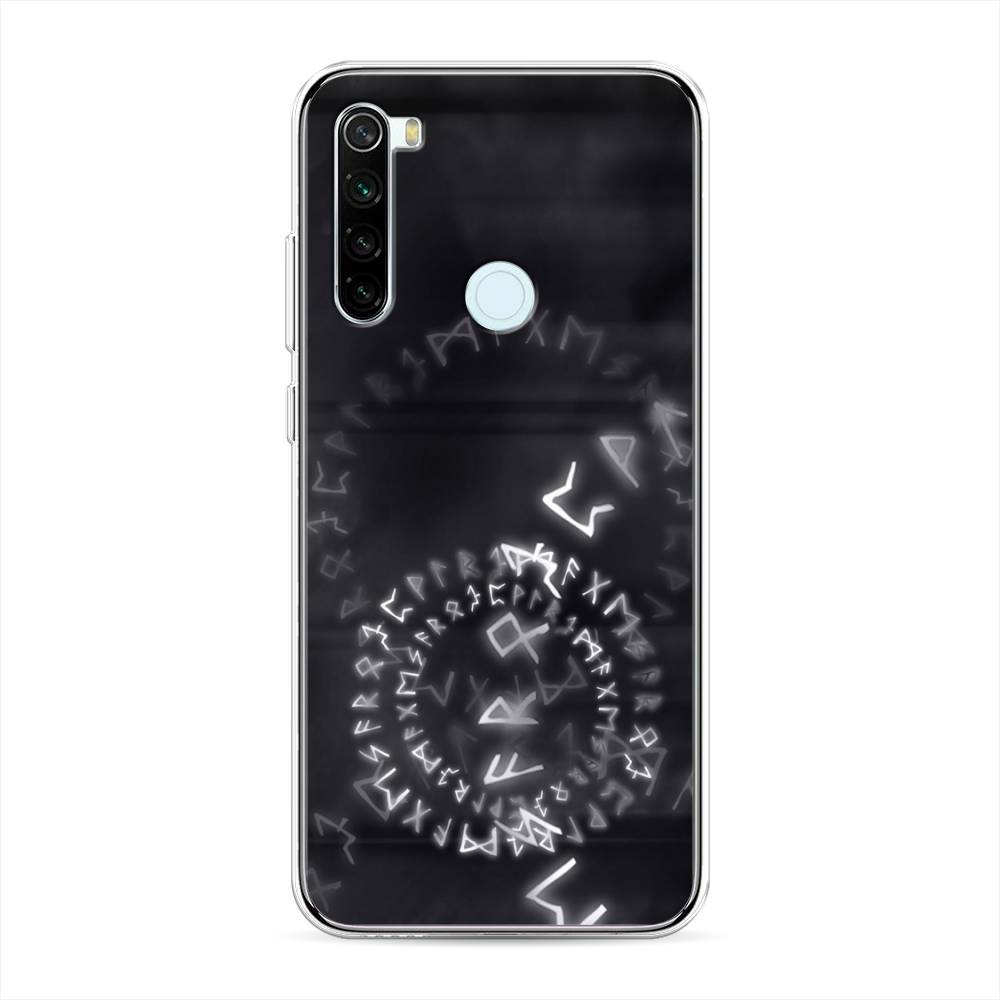 

Чехол на Xiaomi Redmi Note 8T "Руны", Серый;черный, 37450-3