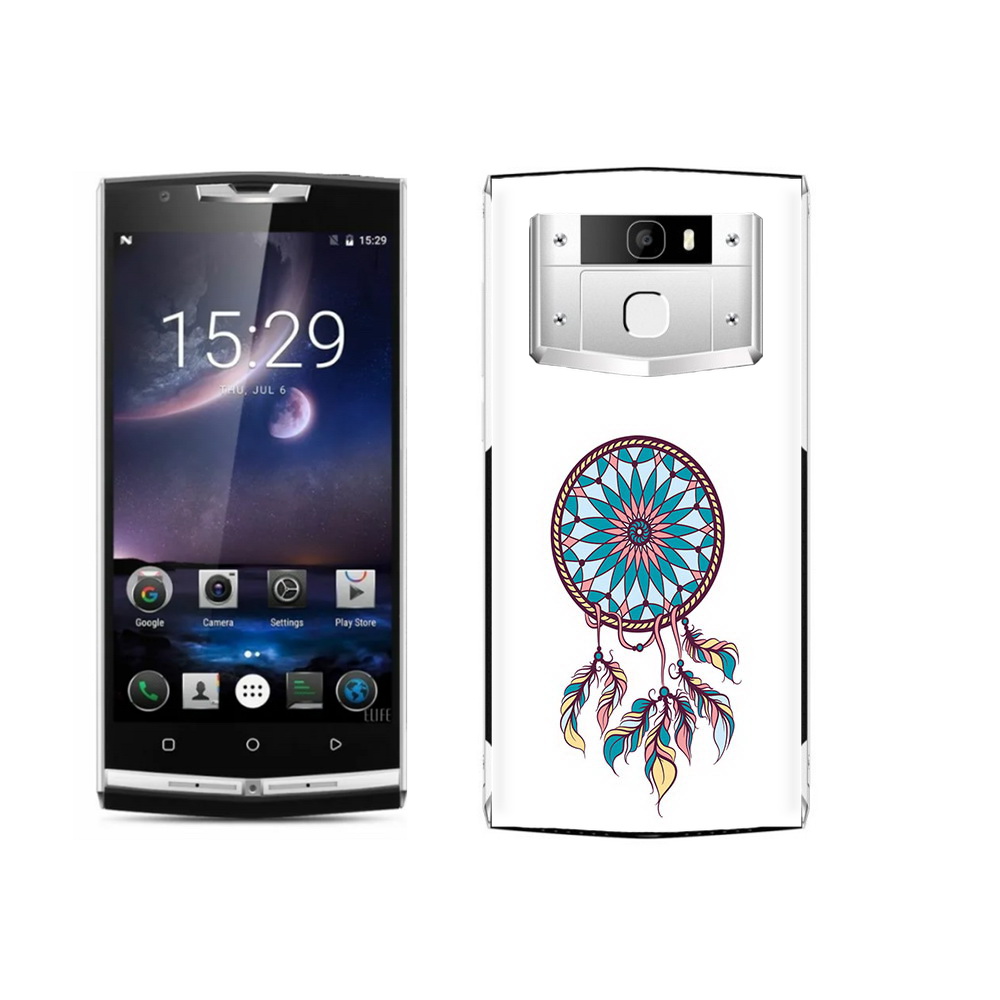 

Чехол MyPads Tocco для Oukitel K10000 Pro ловец снов синий, Прозрачный, Tocco