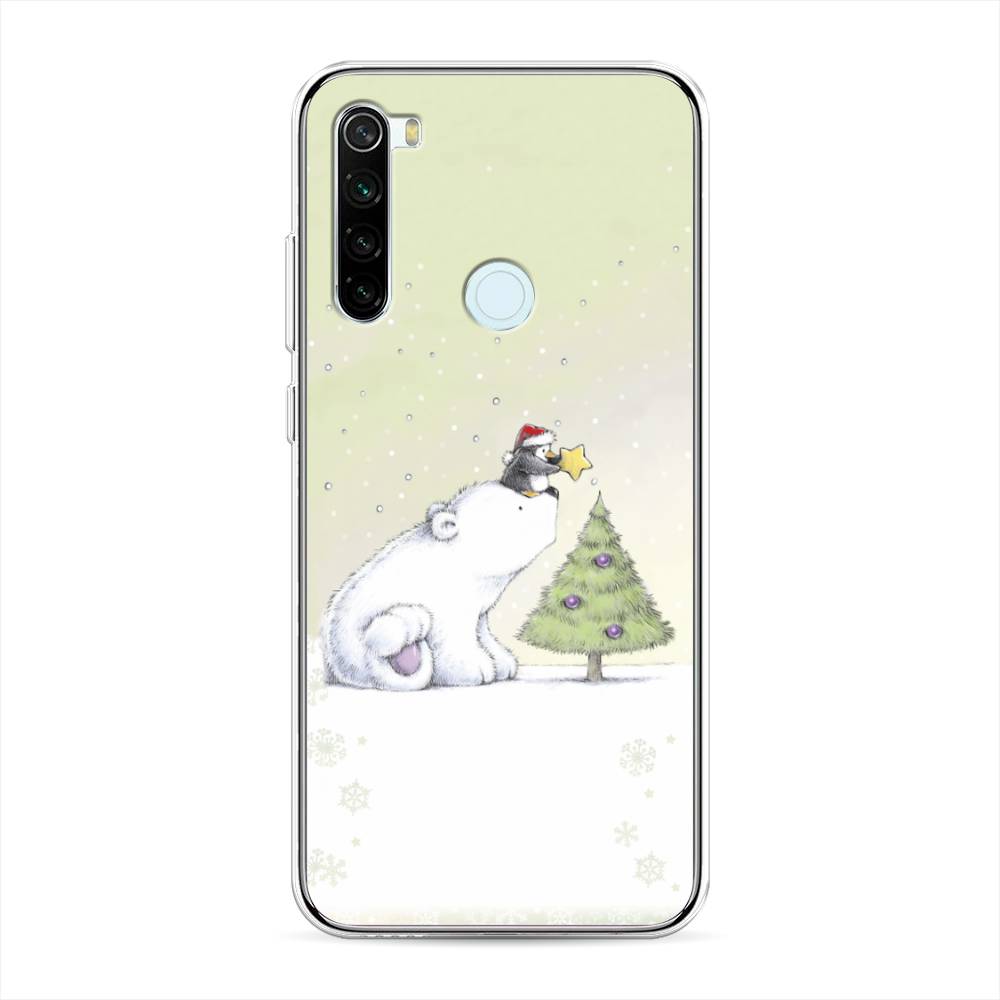 

Чехол для Xiaomi Redmi Note 8T "Украшение елки", Белый;бежевый, 37450-5