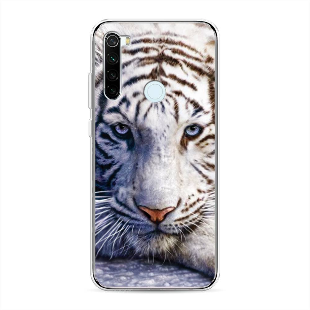 

Чехол на Xiaomi Redmi Note 8T "Бенгальский тигр", Коричневый;белый, 37450-1