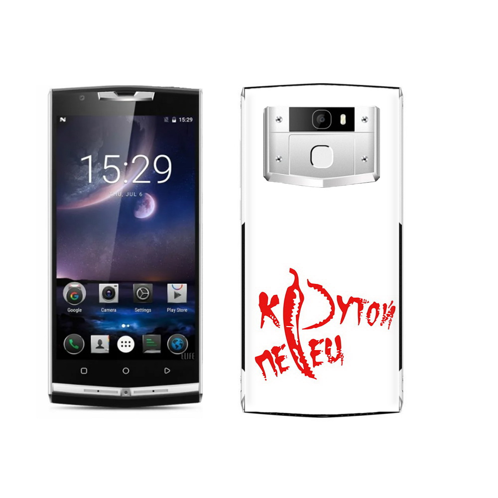 

Чехол MyPads Tocco для Oukitel K10000 Pro крутой перец, Прозрачный, Tocco
