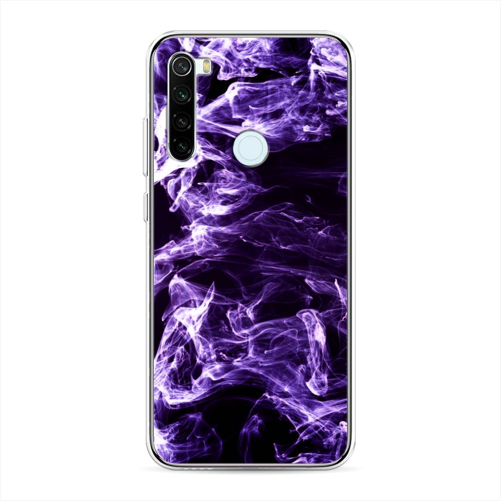 

Чехол на Xiaomi Redmi Note 8T "Фиолетовый дым", Фиолетовый;белый;черный, 37450-3