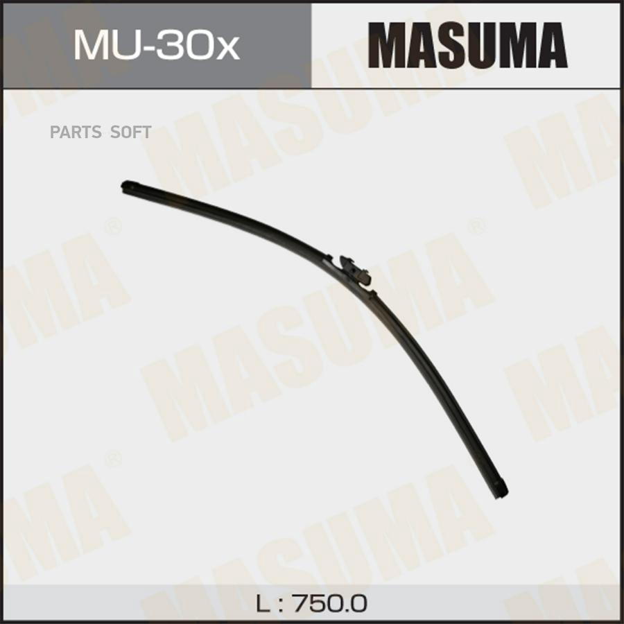 

Дворник 30 Бескаркасный, Dntl 1.1, (750mm) Masuma арт. MU-30x