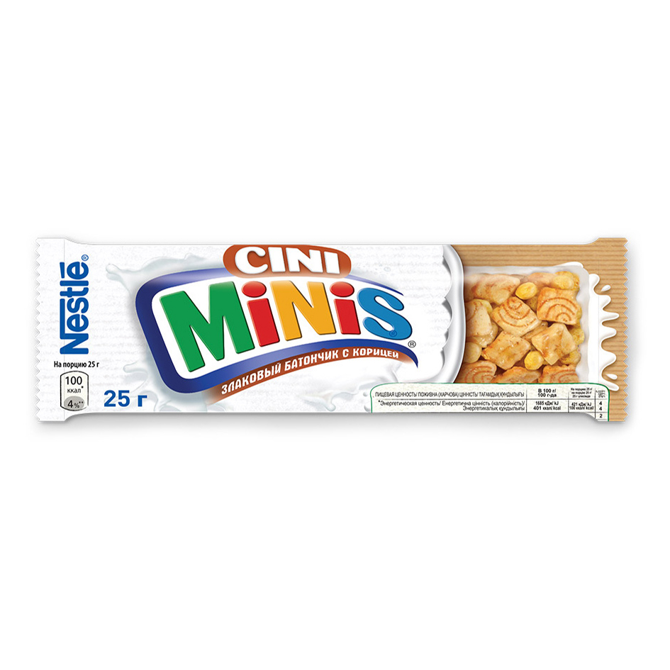 фото Батончик nestle cini minis злаковый 25 г