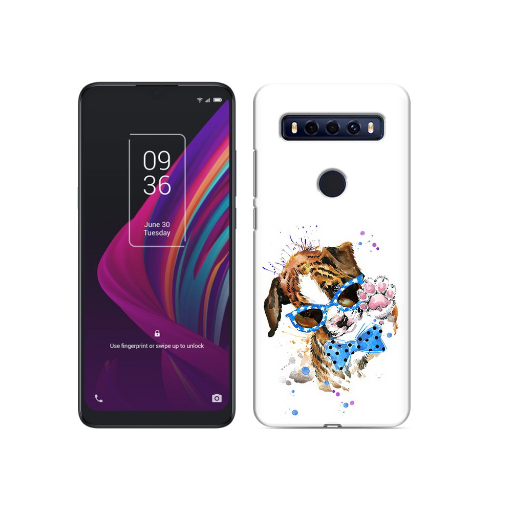 

Чехол MyPads Tocco для TCL 10 SE лапочка, Прозрачный, Tocco