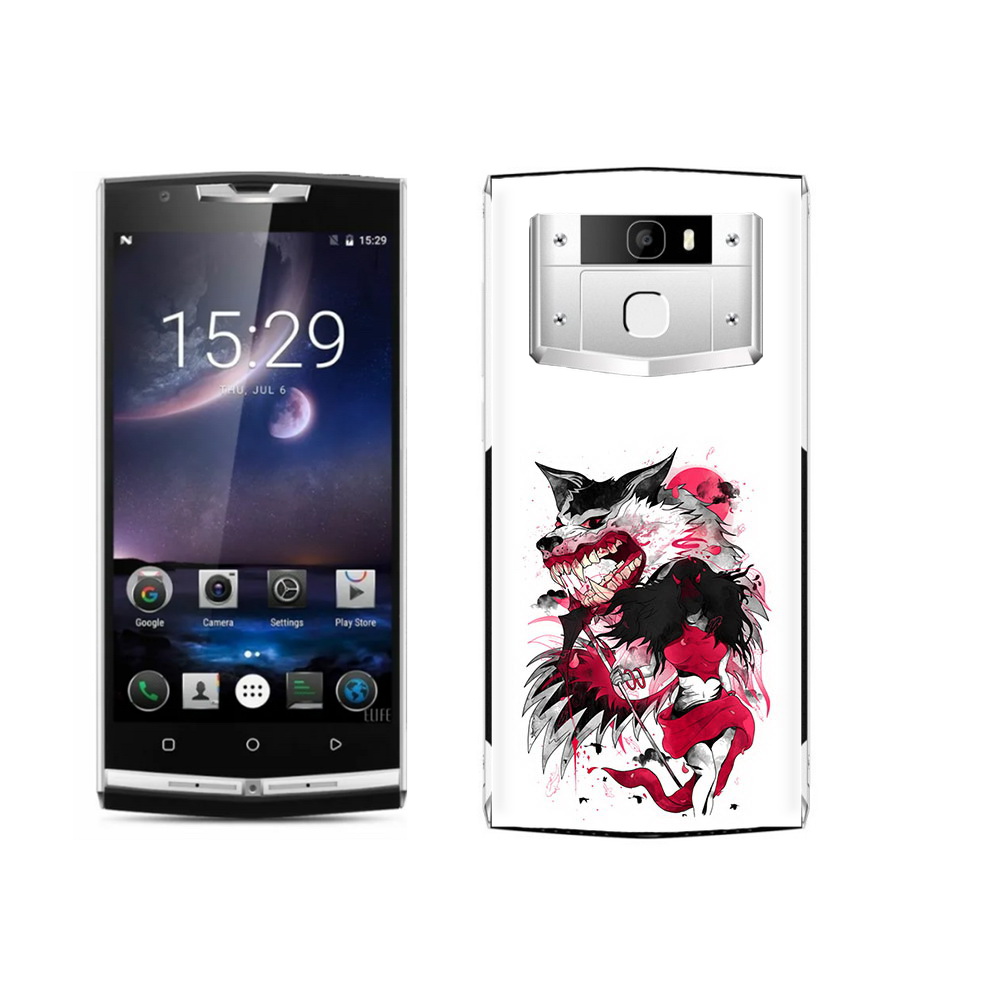 

Чехол MyPads Tocco для Oukitel K10000 Pro красная шапочка, Прозрачный, Tocco