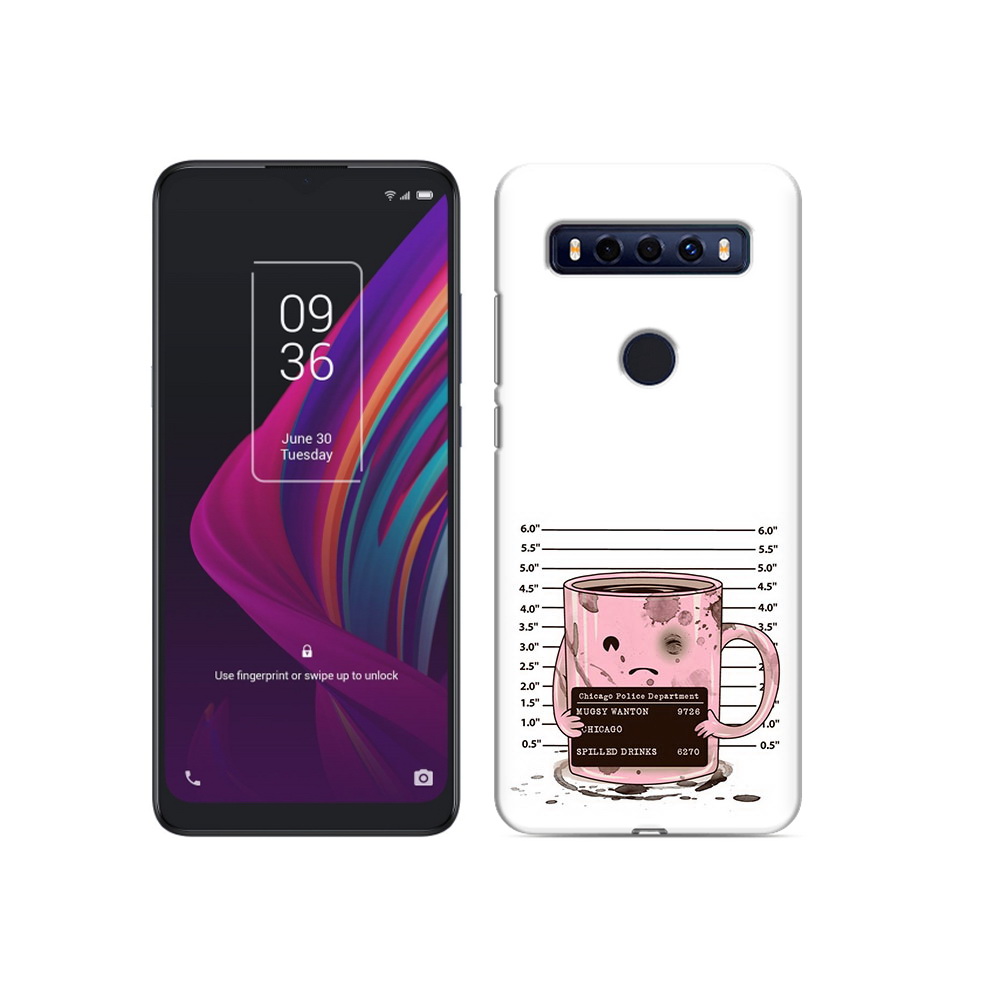 

Чехол MyPads Tocco для TCL 10 SE кружка, Прозрачный, Tocco