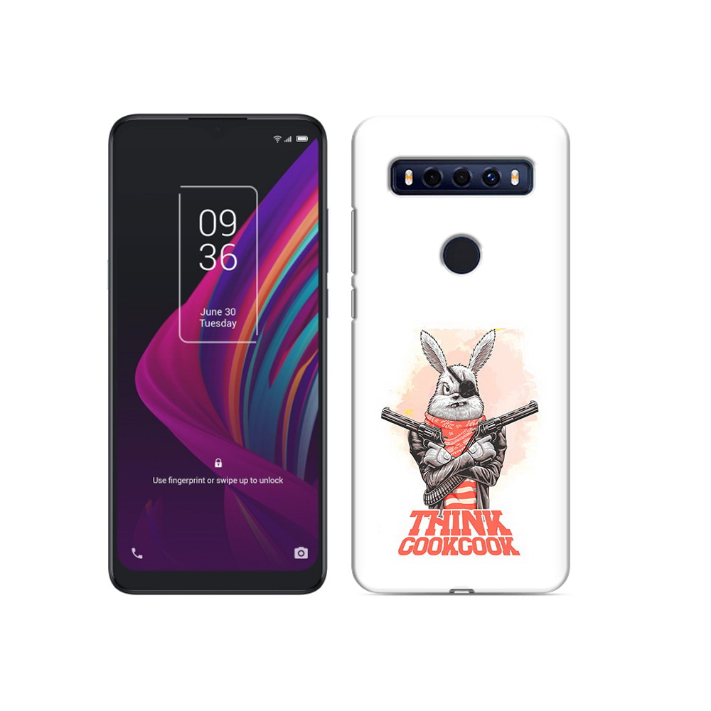 

Чехол MyPads Tocco для TCL 10 SE кролик пират, Прозрачный, Tocco