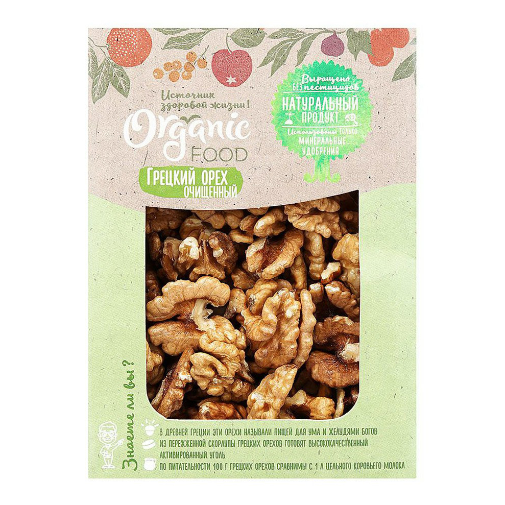 

Грецкий орех Organic Food 150 г