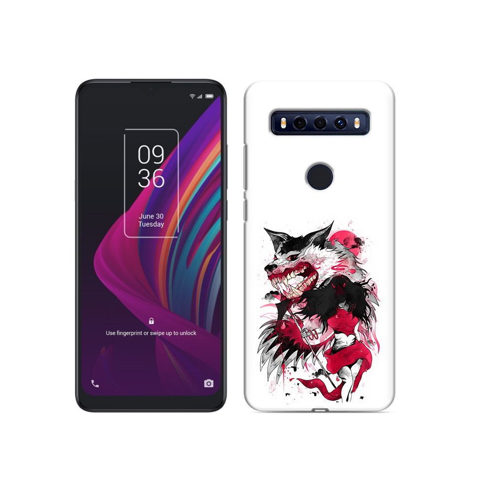 

Чехол MyPads Tocco для TCL 10 SE красная шапочка, Прозрачный, Tocco