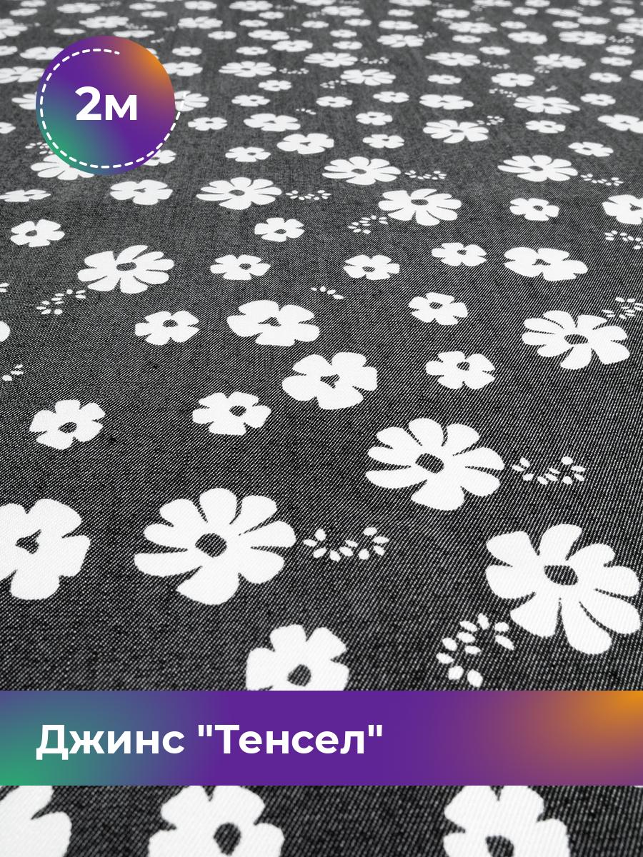 

Ткань Джинс Тенсел Shilla, отрез 2 м * 146 см, черный 072, 18023699
