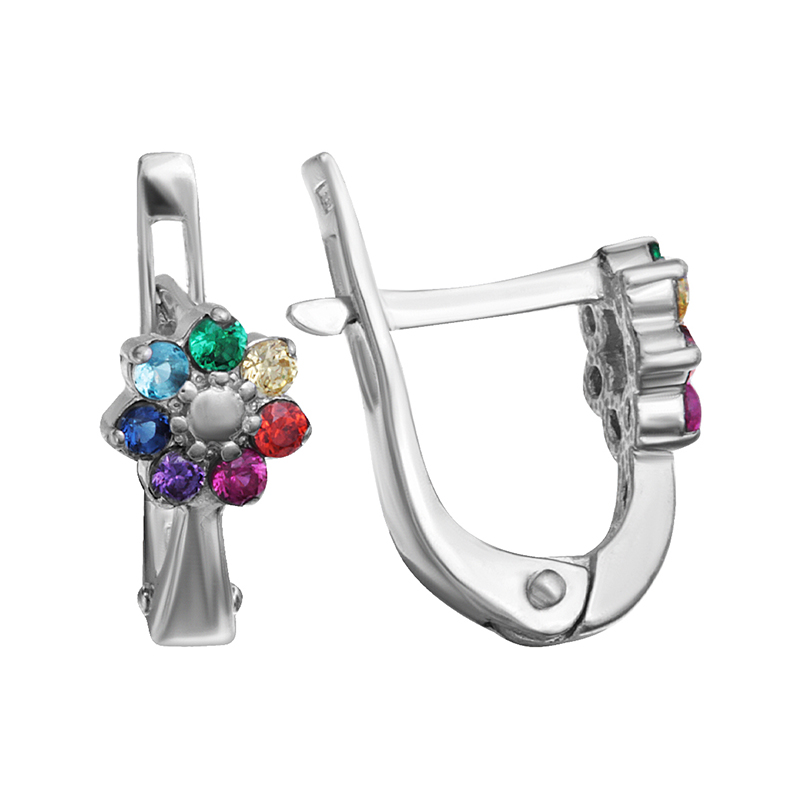 

Серьги из серебра с фианитом НАШЕ ЗОЛОТО 2ИС120705-1, 2ИС120705-1