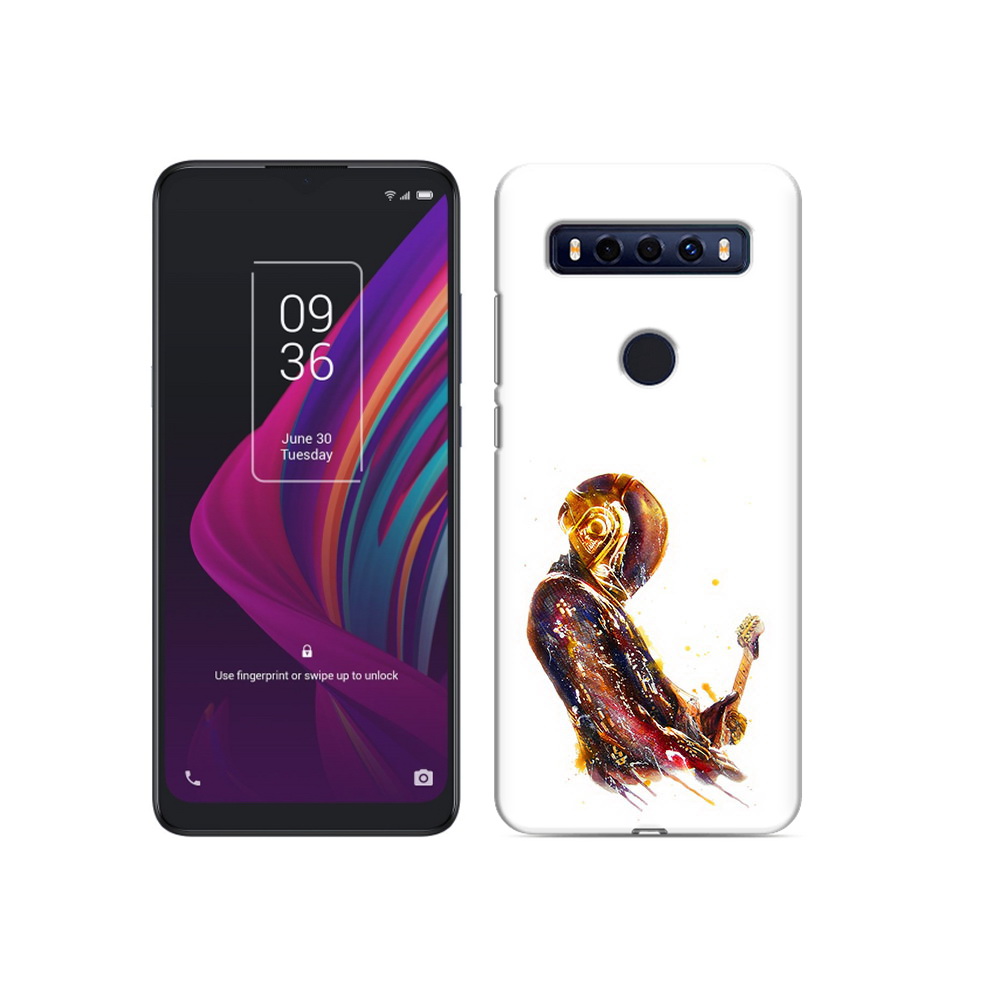

Чехол MyPads Tocco для TCL 10 SE космо-музыкант, Прозрачный, Tocco