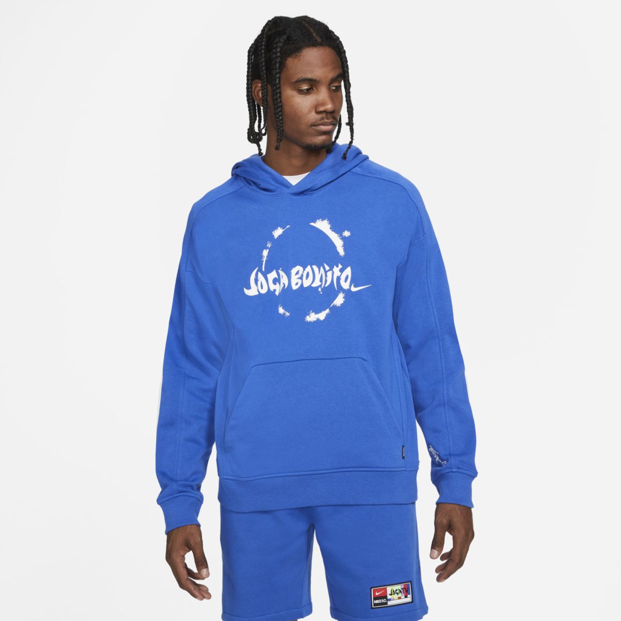 

Худи мужское Nike CZ0995-480 синее XL, CZ0995-480
