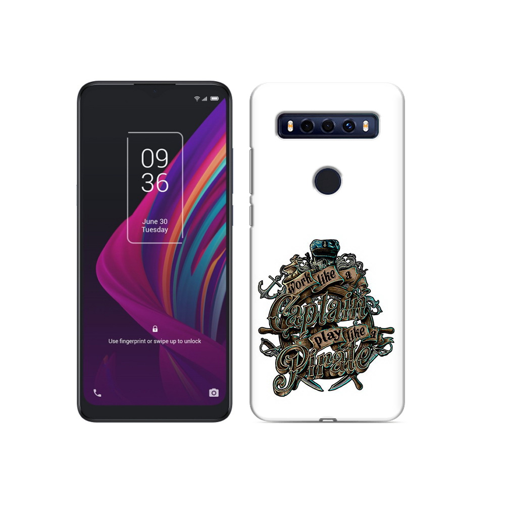 

Чехол MyPads Tocco для TCL 10 SE капитан пиратов, Прозрачный, Tocco