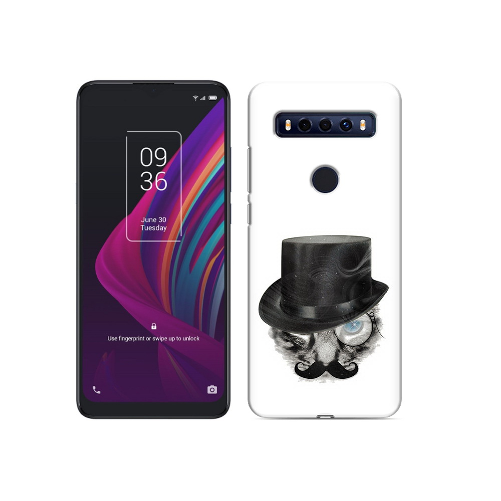 

Чехол MyPads Tocco для TCL 10 SE интелегентный кот, Прозрачный, Tocco