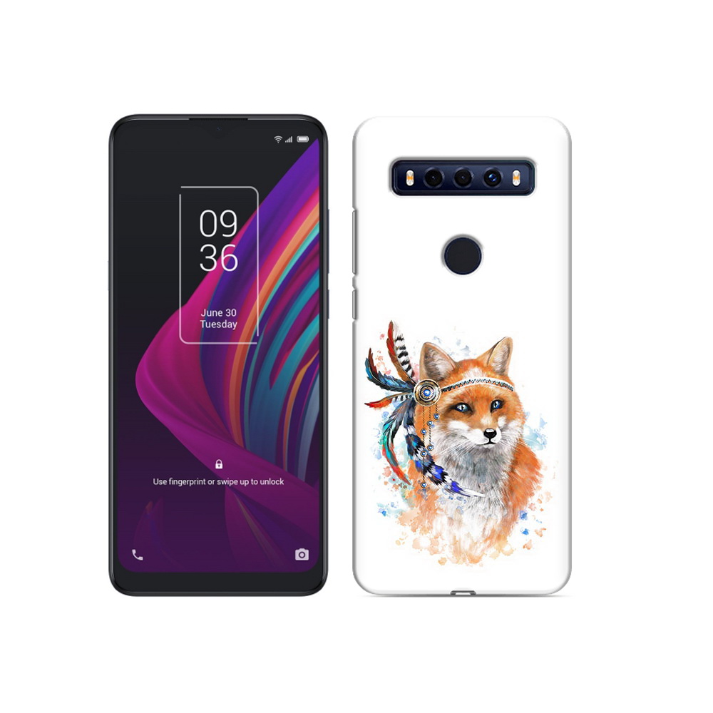 

Чехол MyPads Tocco для TCL 10 SE инду лиса, Прозрачный, Tocco