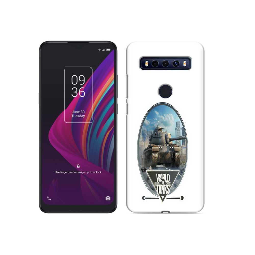 

Чехол MyPads Tocco для TCL 10 SE игра с танками, Прозрачный, Tocco
