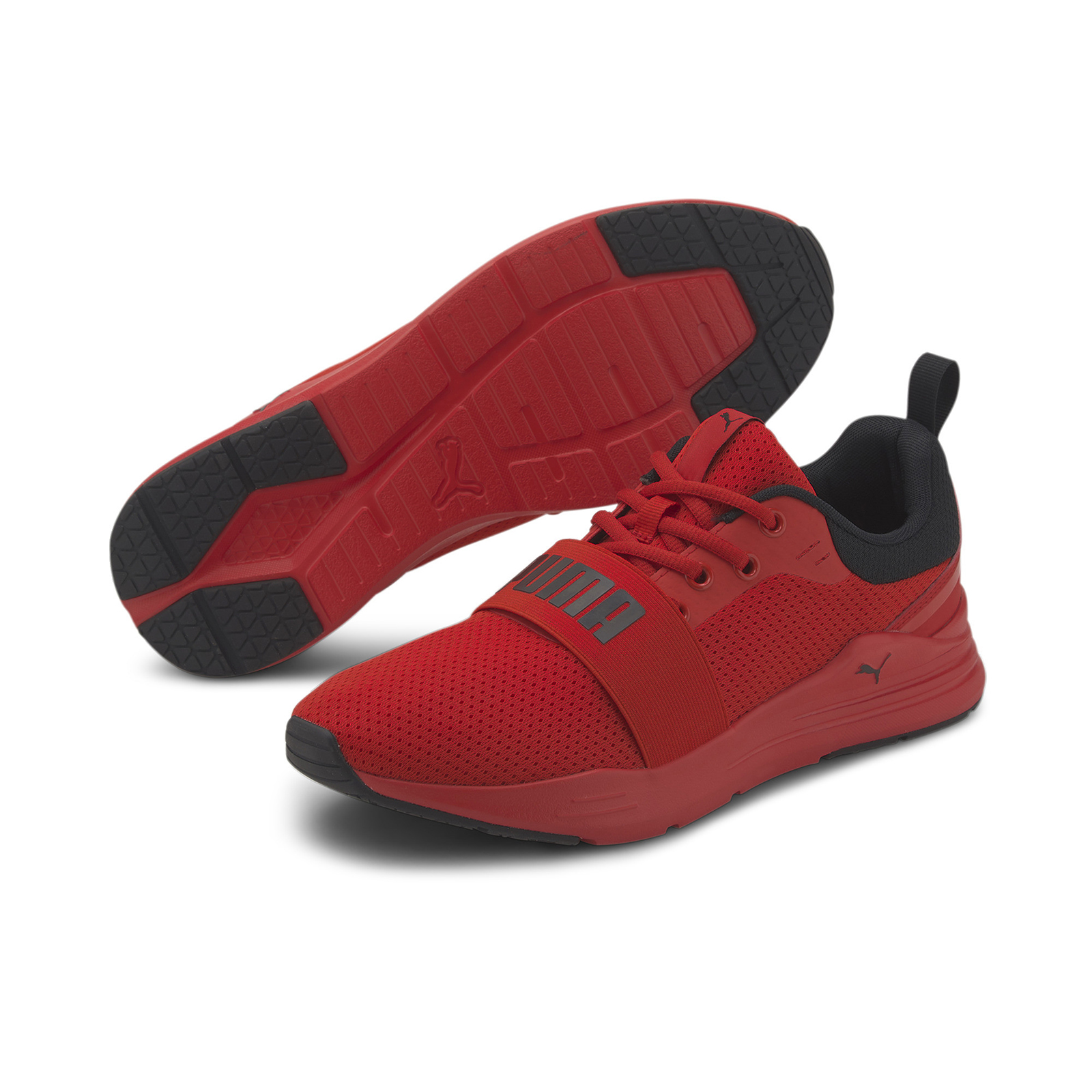 фото Кроссовки мужские puma wired run красные 5 uk