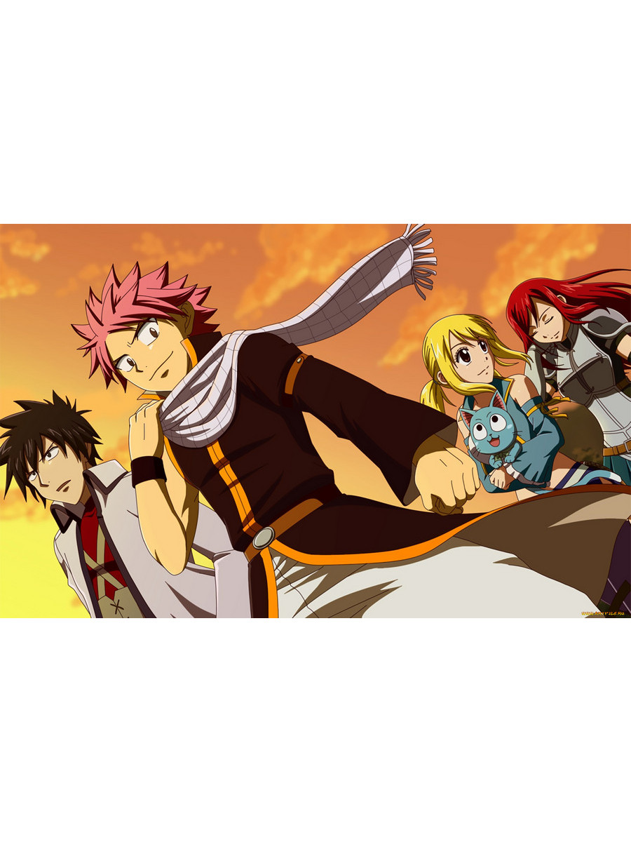 

Постер DRABS A2 Fairy Tail команда Нацу