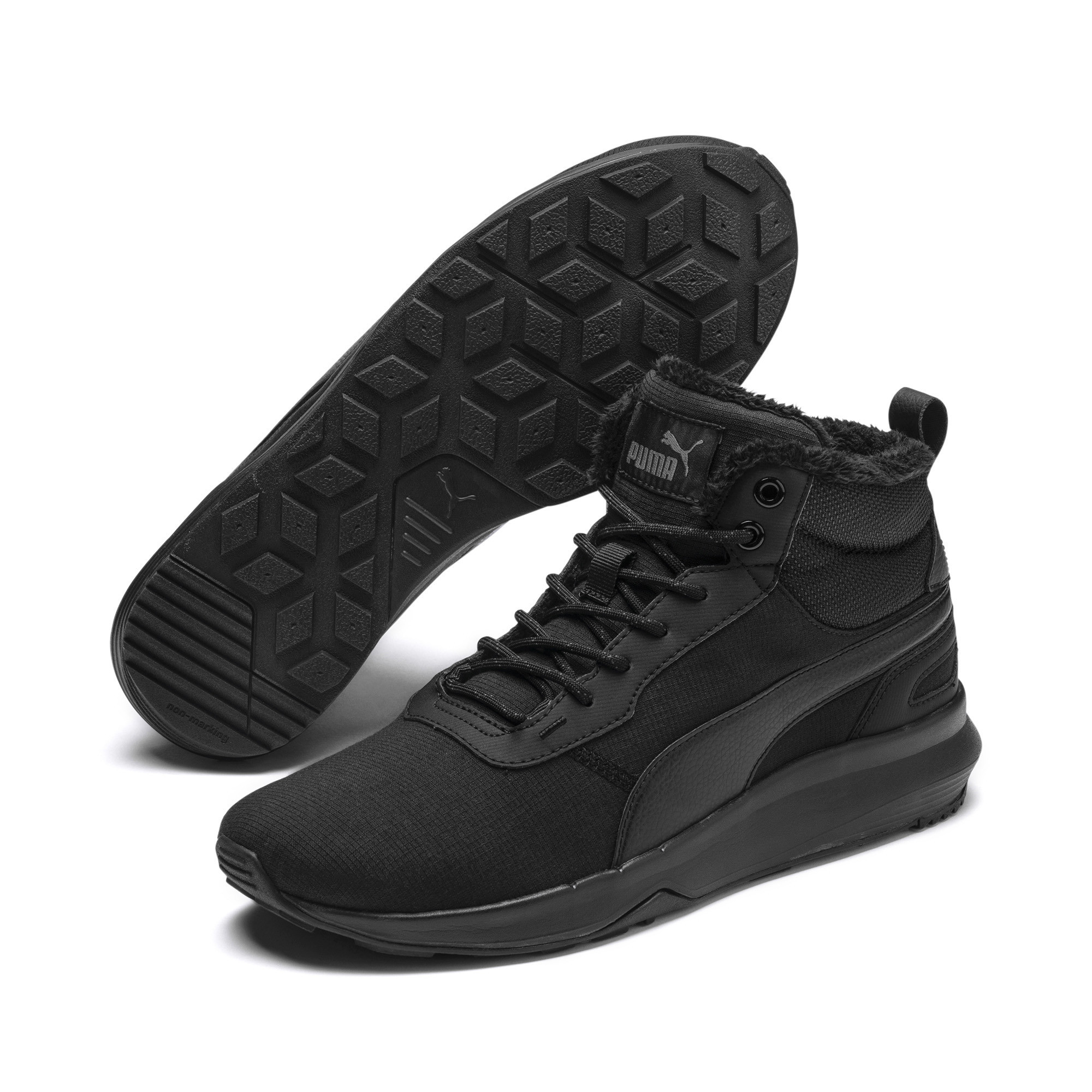 фото Кроссовки мужские puma st activate mid wtr черные 11 uk