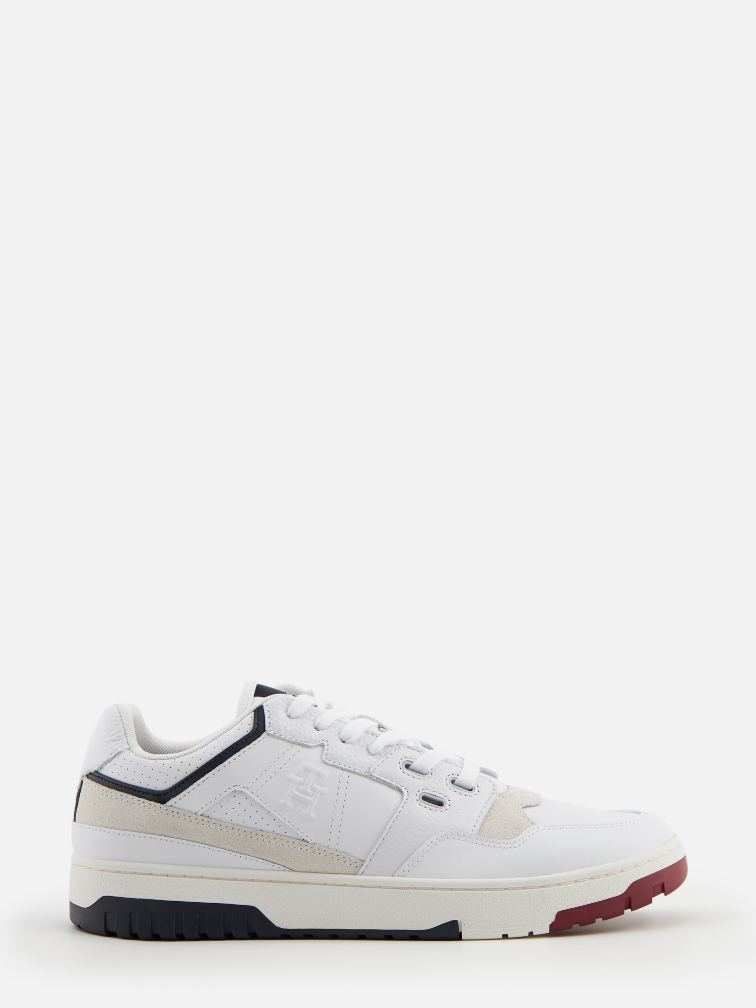 

Кеды мужские Tommy Hilfiger FM0FM04970 белые 41 EU, Белый, FM0FM04970