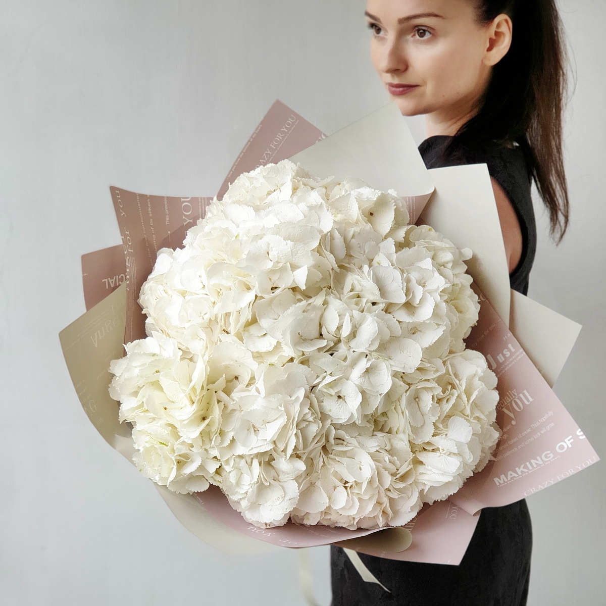 

Букет живых цветов, Талисман Флора, B1377, 50см