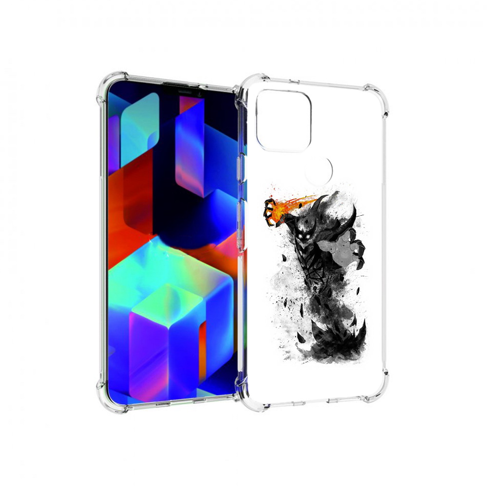

Чехол MyPads Tocco для Google Pixel 5 nevermore черно белый, Прозрачный, Tocco