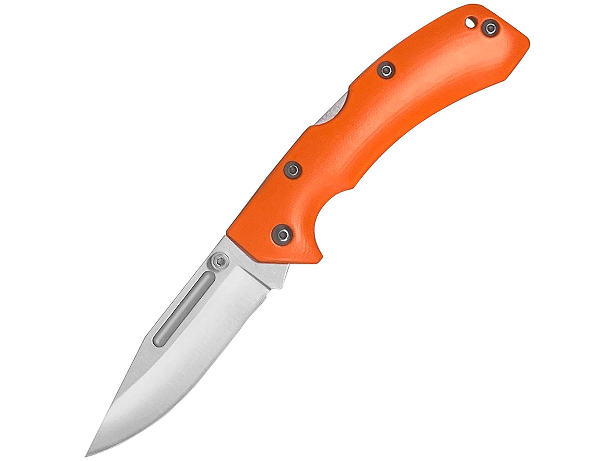 Нож складной AccuSharp Lockback Knife нержавеющая сталь рукоять G10 оранжевый