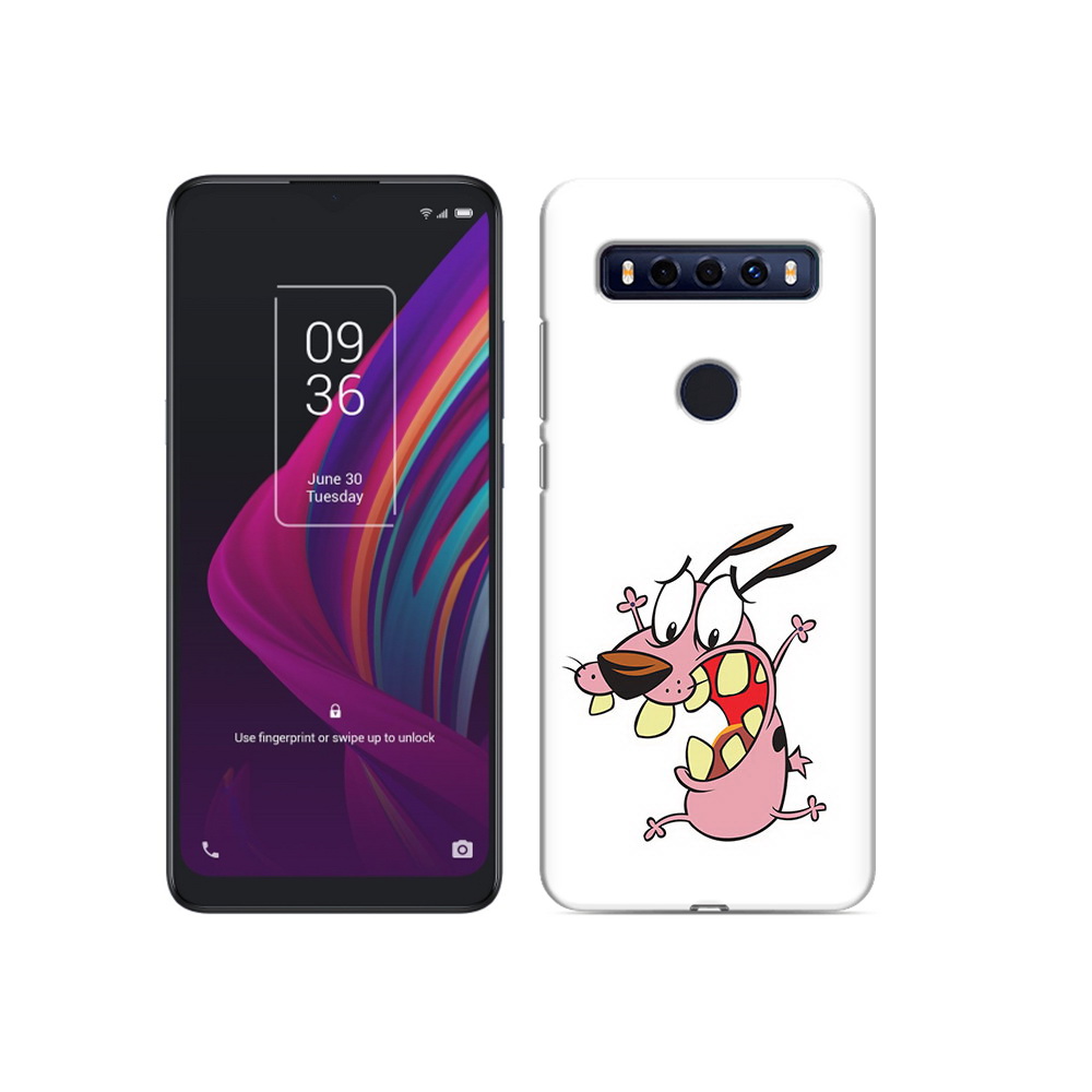 

Чехол MyPads Tocco для TCL 10 SE зубастый бобик, Прозрачный, Tocco