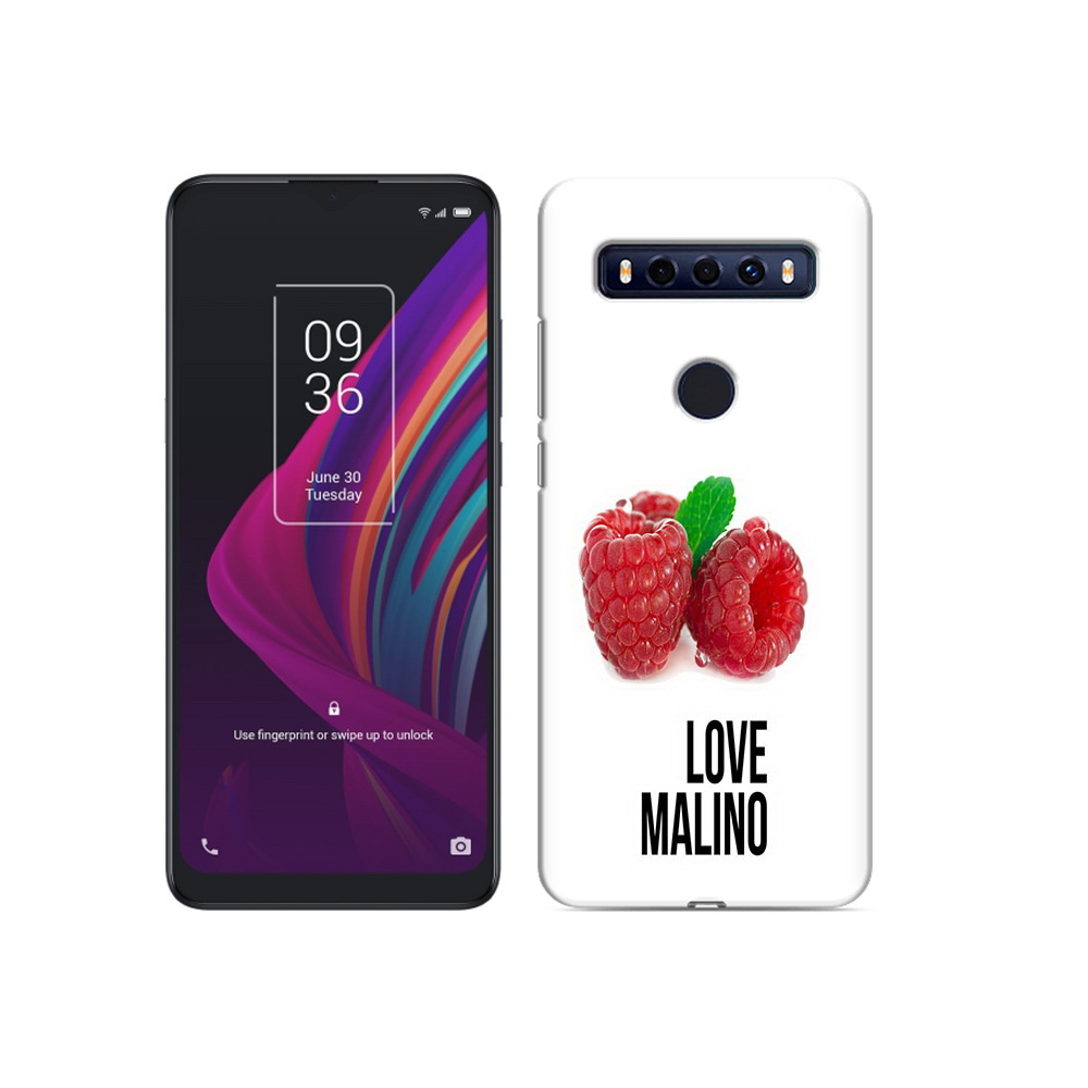 

Чехол MyPads Tocco для TCL 10 SE Бренд лове малино, Прозрачный, Tocco