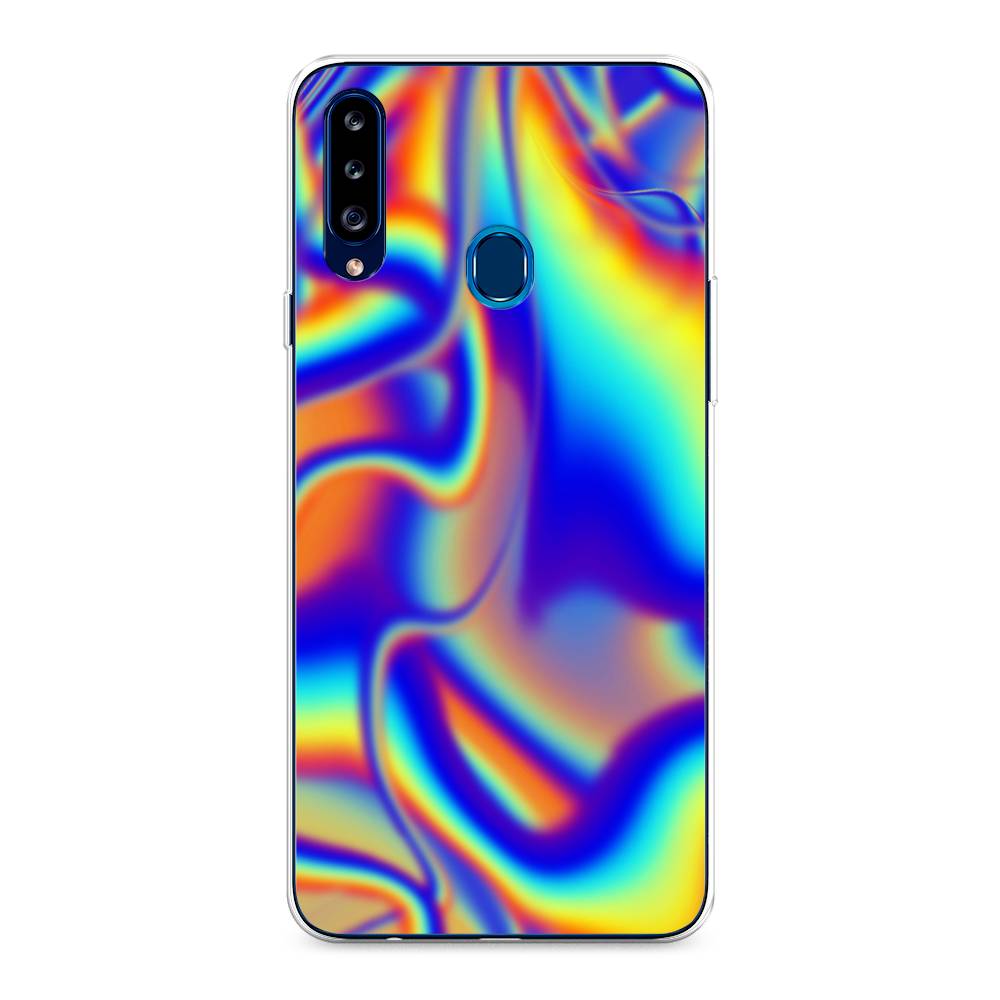 

Чехол на Samsung Galaxy A20s "Яркая голограмма", Разноцветный, 2100850-3