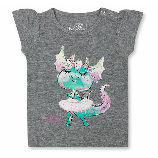 

Футболка детская Mille Mermaid 5 цв. серый р. 110, Mermaid 5