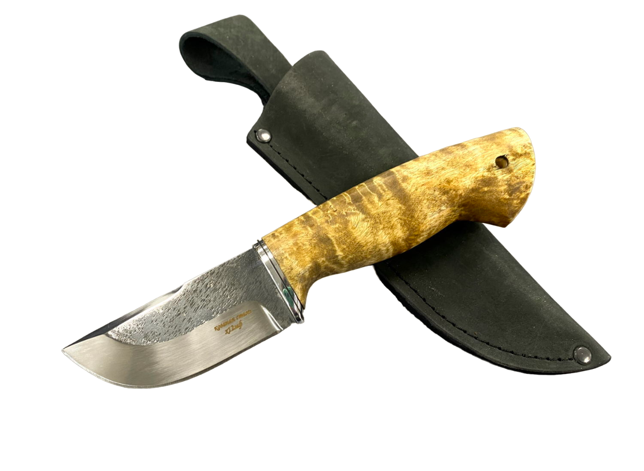 Нож МП Бобр, Х12МФ стабилизированная карельская береза 626903624
