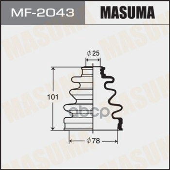 

MF-2043 пыльник ШРУСа (резина 25x101x78) Toyota Tercel 1.3/Wagon 1.5 79-88