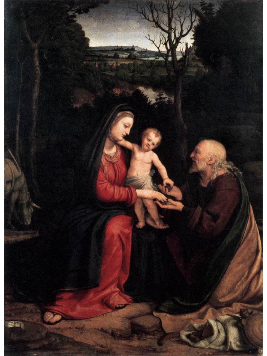 

Постер DRABS A2 Андреа Соларио Rest during the Flight to Egypt