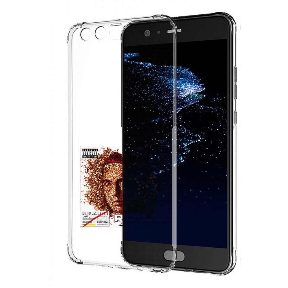 

Чехол Бампер Mypads Eminem Relapse, Refill Для Huawei P10 Plus П, Прозрачный, Tocco
