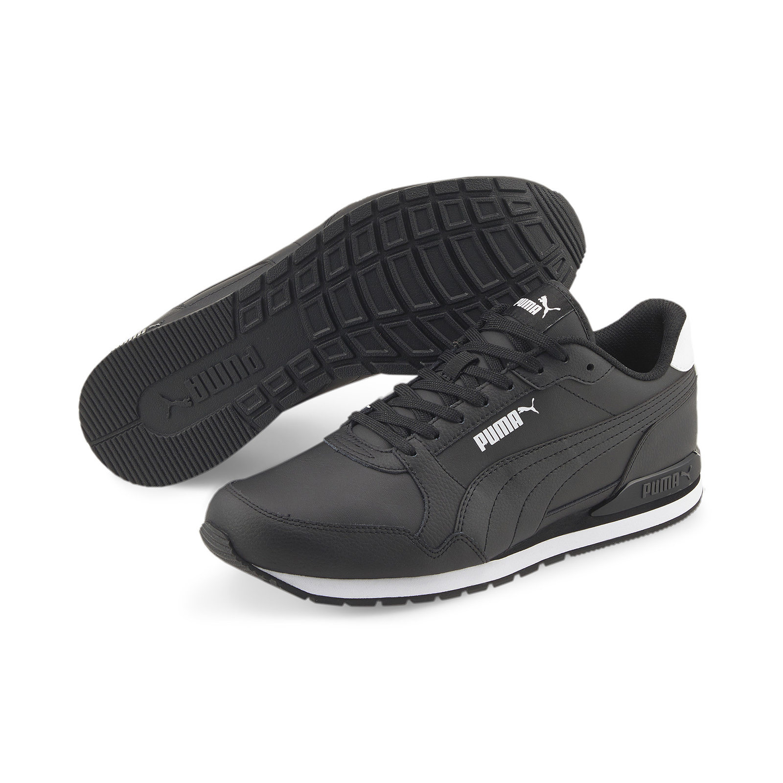 фото Кроссовки мужские puma st runner v3 l черные 12 uk