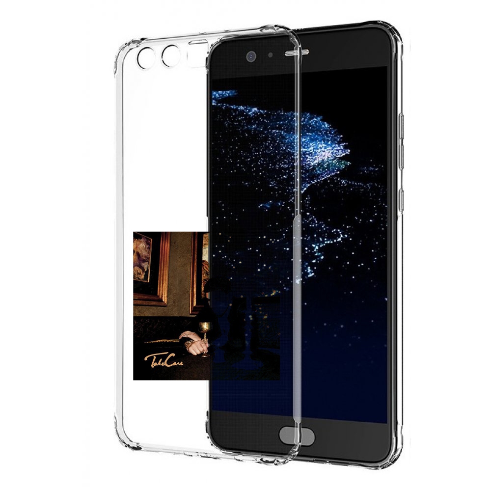 

Чехол бампер MyPads Drake - Take Care для Huawei P10 Plus против, Прозрачный, Tocco