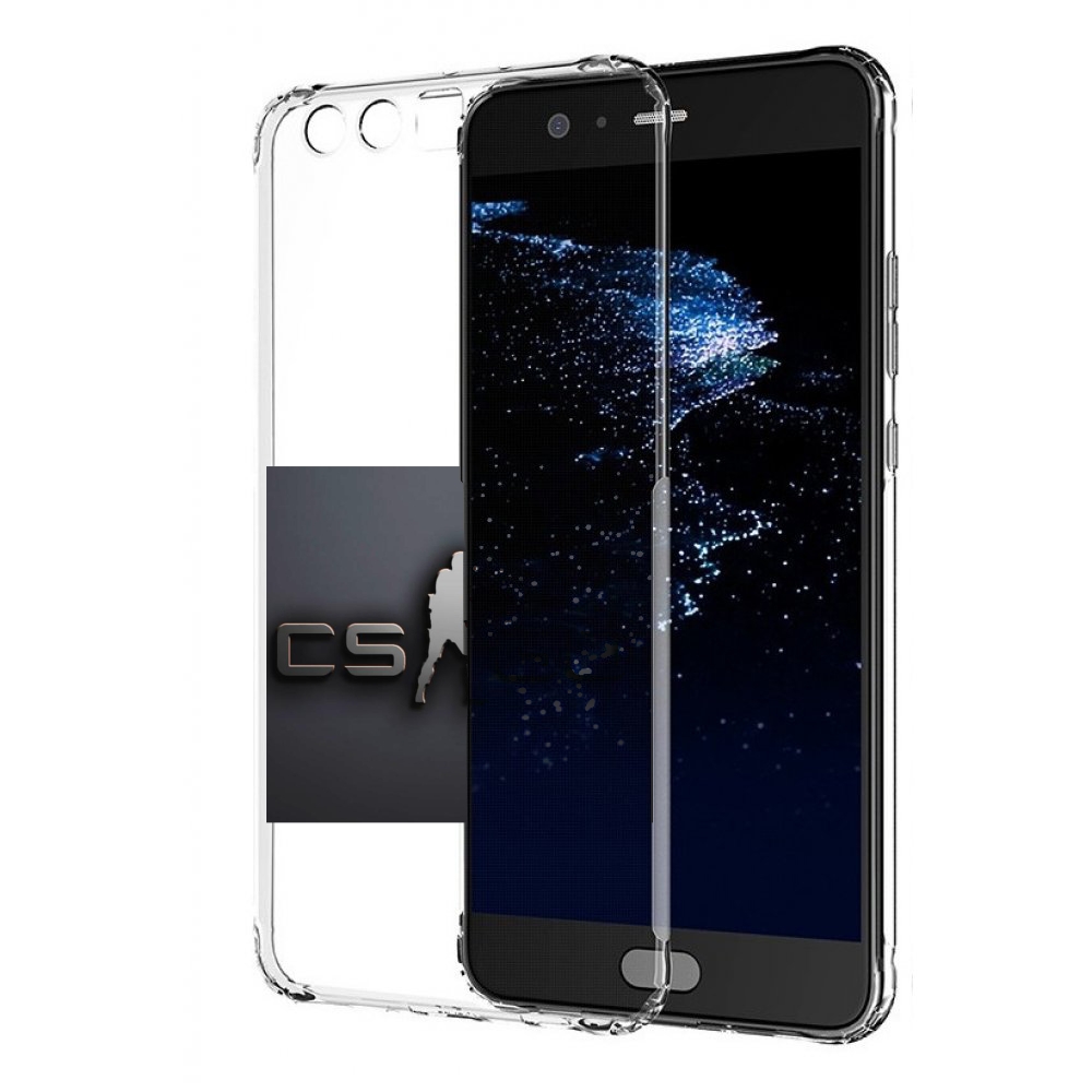Чехол бампер MyPads CS go логотип мужской для Huawei P10 Plus пр