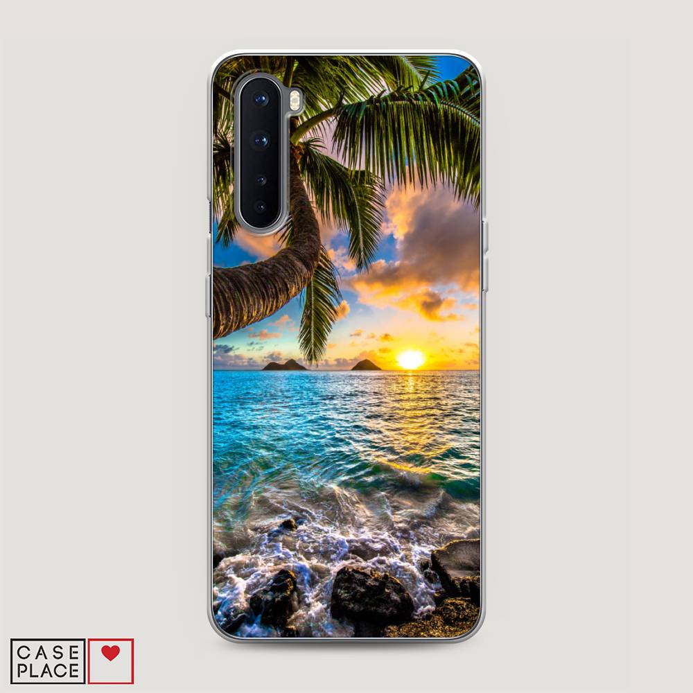 

Чехол Awog на OnePlus Nord / ВанПлас Nord "Восход 5", Голубой;желтый;зеленый, 151350-4