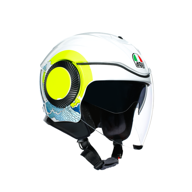 

Шлем AGV ORBYT MULTI Sunset White/Yellow-Fluo L