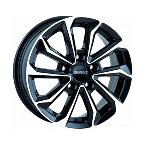 фото Колесный диск dezent ks black polished bfp 7x17/5x114.3 et48 d71.6 prutksy0bp48