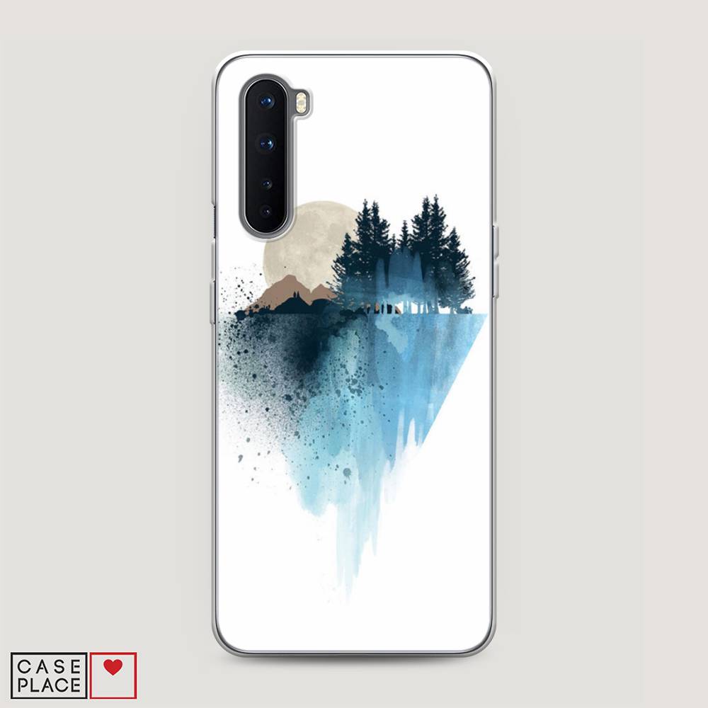 

Чехол Awog на OnePlus Nord / ВанПлас Nord "Горы 5", Голубой, 151350-4