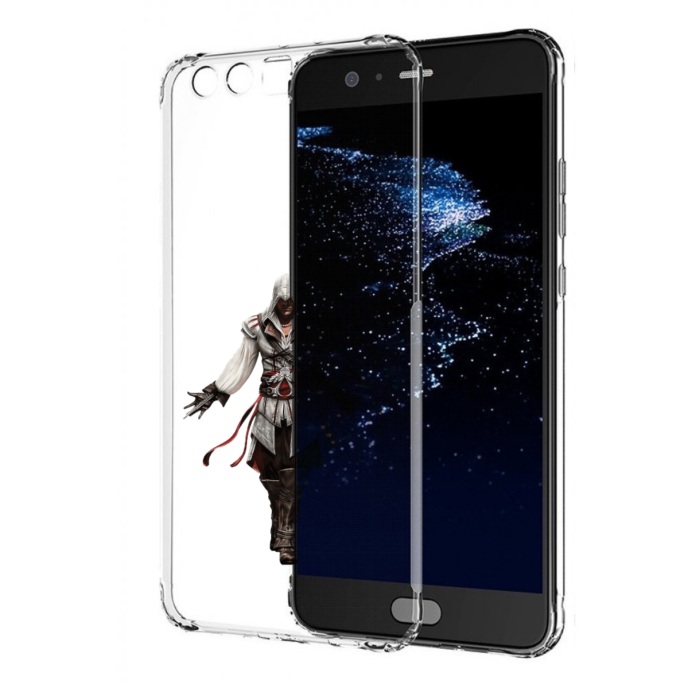 

Чехол бампер MyPads Assassin's-Creed мужской для Huawei P10 Plus, Прозрачный, Tocco