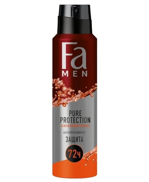 Fa Men дезодорант спрей мужской Pure Protection с ароматом гуараны 150мл 2 шт