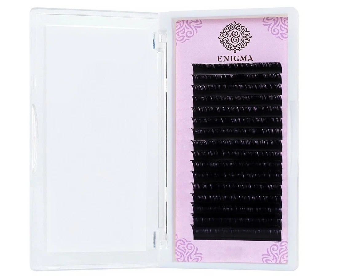 

Ресницы Enigma L 0.10 9-12 мм 16 линий, Черный