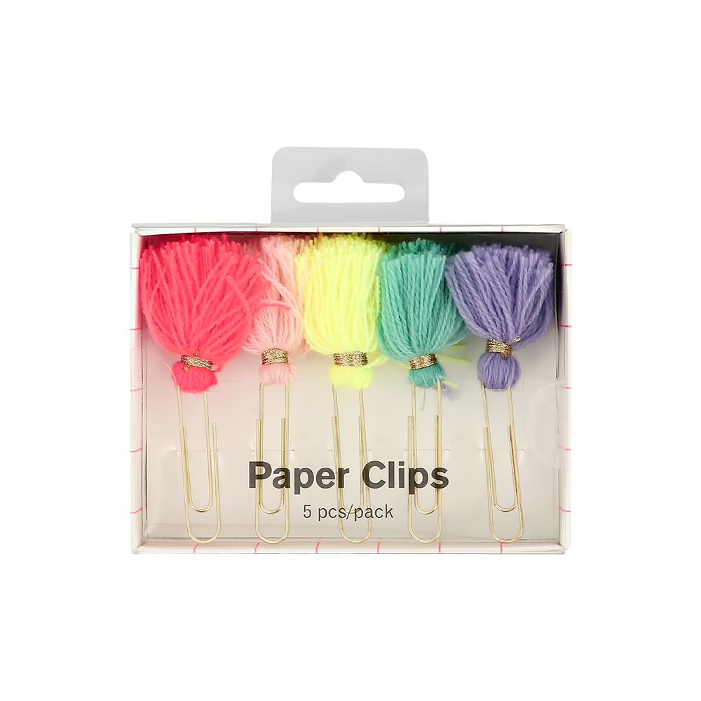 

Набор скрепок Fun Lama Collection Neon tassels 176790 5 штук, Lama Collection