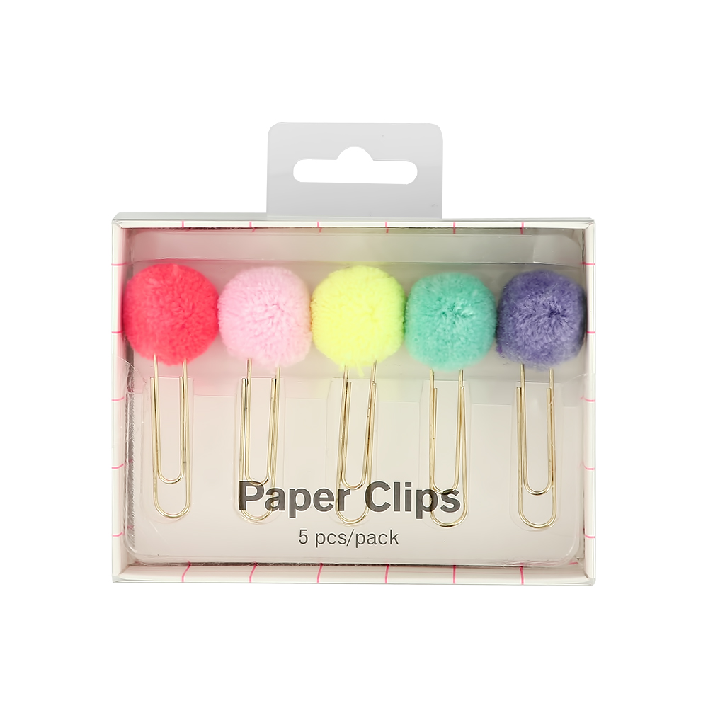 

Набор скрепок Fun Lama Collection Neon pom pom 176789 5 штук, Lama Collection